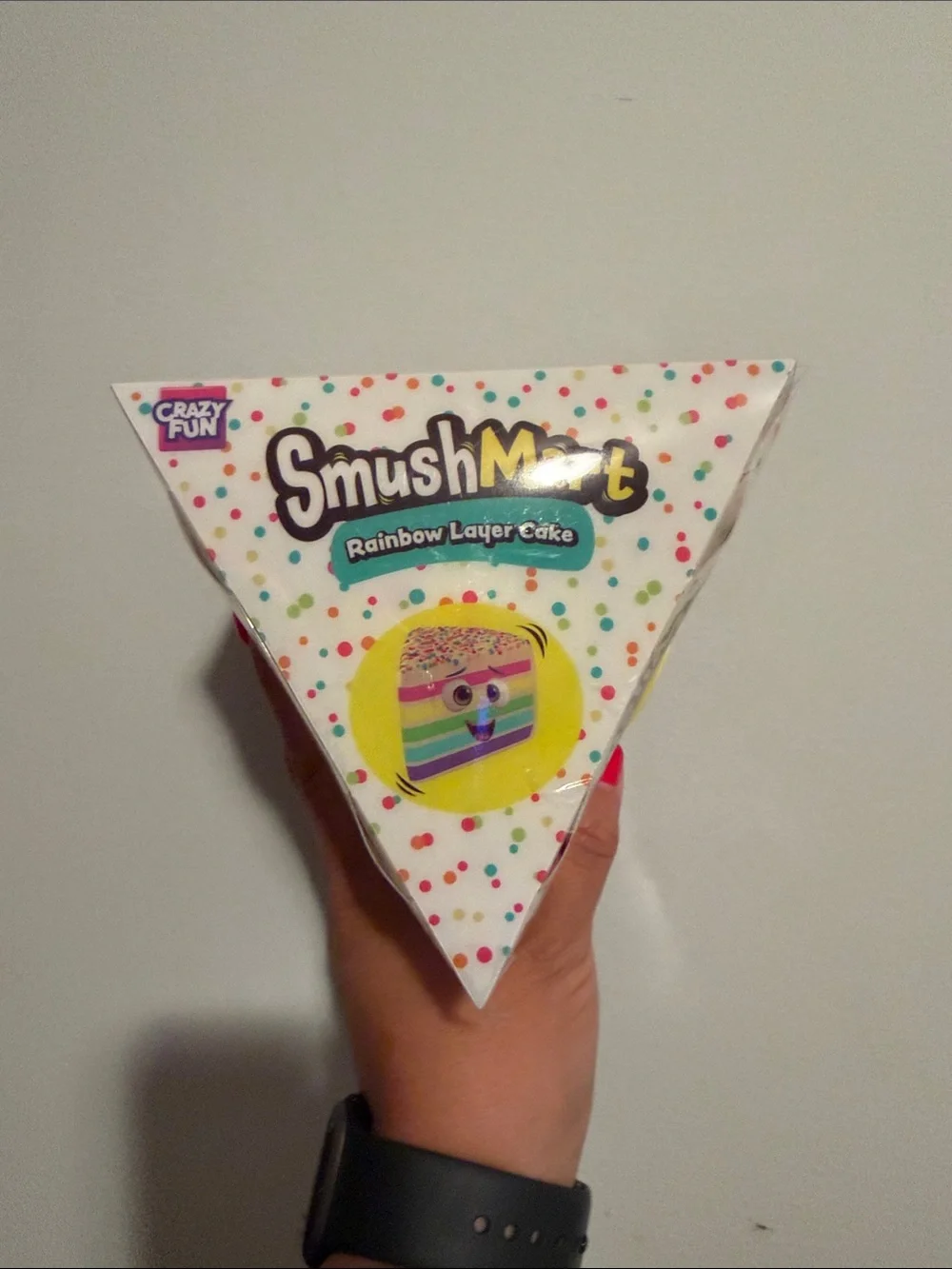 Authentic Rainbow Layer Cake Squishy Toy - Multicolor